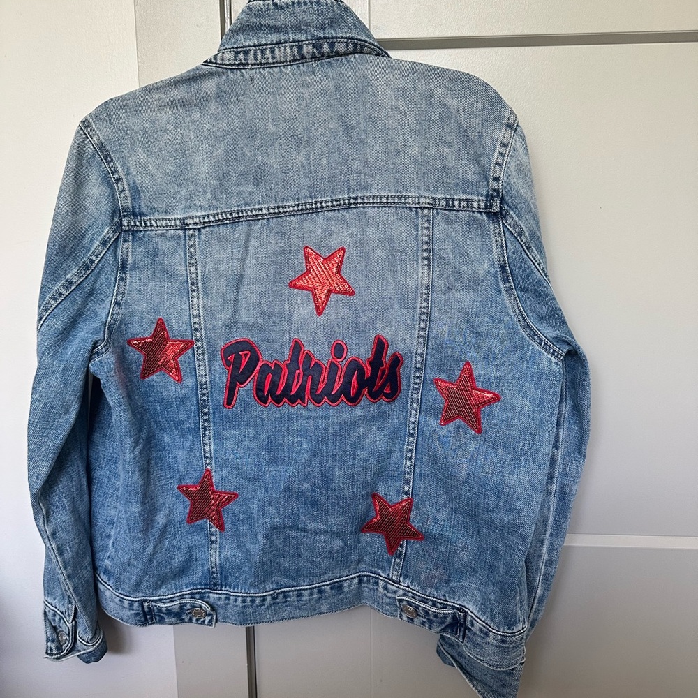 Distressed Custom New England Patriots Jacket